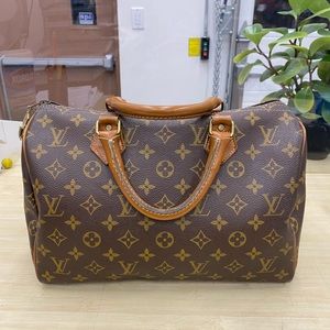 ✨SOLD ✨ULTRA RARE AUTHENTIC LOUIS VUITTON SPEEDY 30 BON VOYAGE EDT FRENCH CO✨